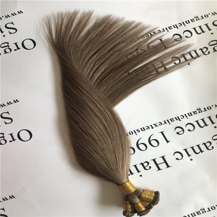 Hand tied weft  hair extension  H75
